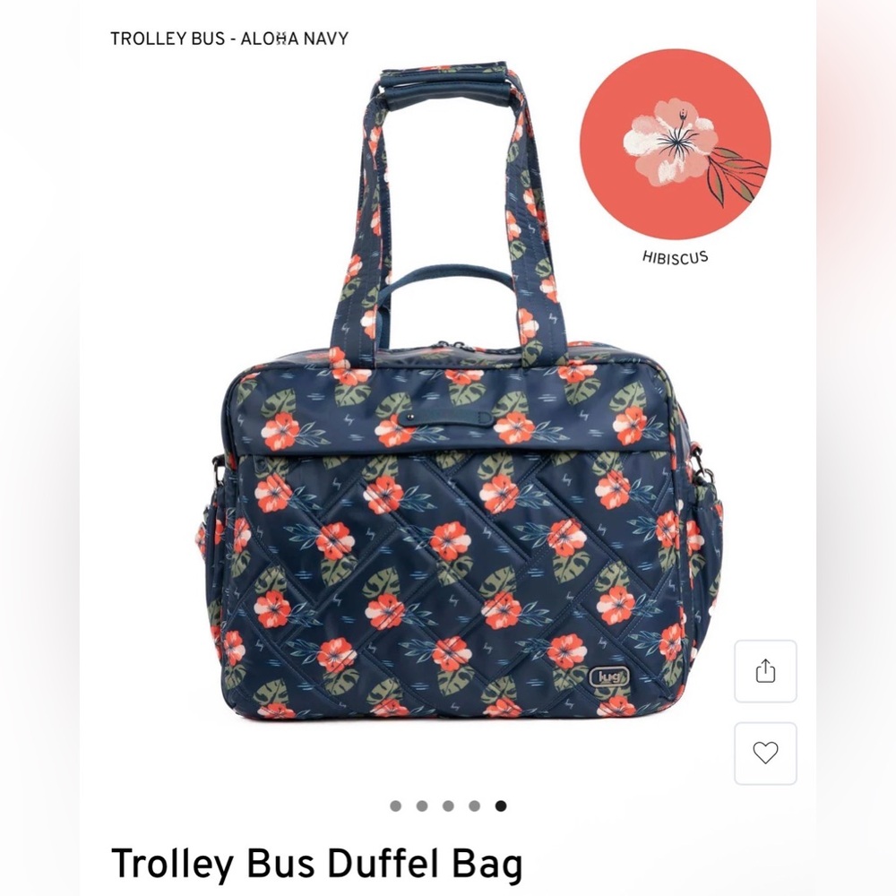 Lug Aloha Navy Bundle Set - Trolley Bus w/Tango Wallet